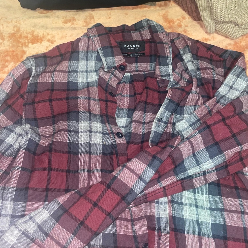 PacSun Plaid Button-Up Shirt